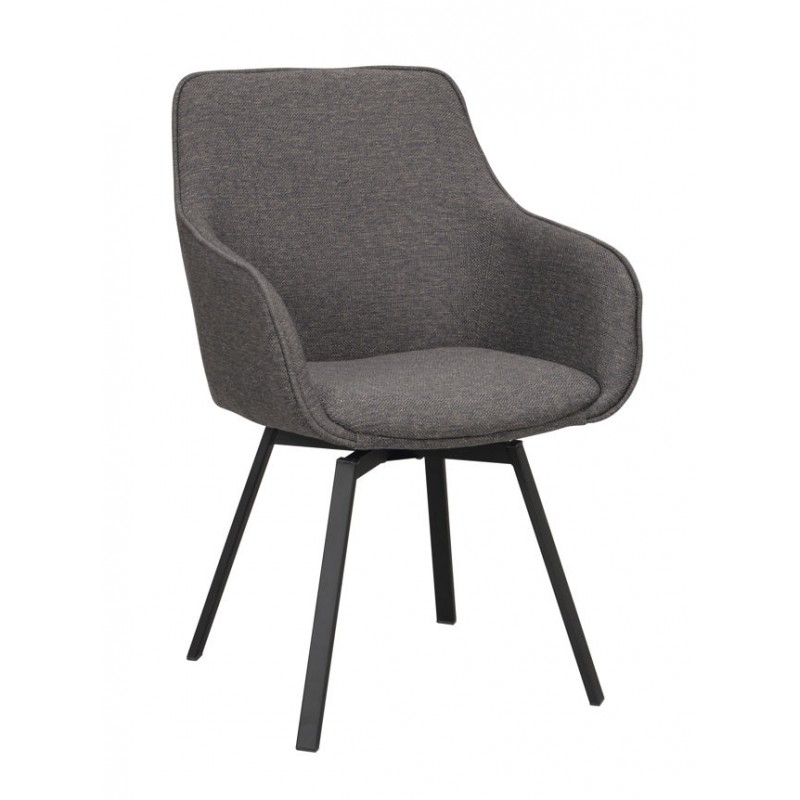 RO Alison Arm Chair Grey/Black